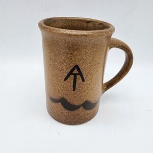 Emerson Creek Pottery Appalachian Trail Monogram Coffee Mug Cup Stoneware Hiker